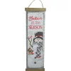 26" Believe In The Season Galvanized Christmas Wall Decor