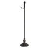 28" Black Antique Finish Wreath Holder With Hook