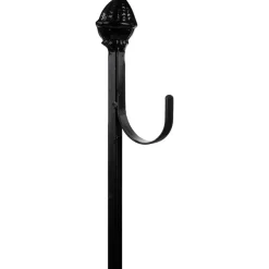 30" Black Metal Christmas Wreath Hanger Stand