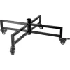 Black Metal Rolling Artificial Christmas Tree Stand - For 6' - 9' Trees