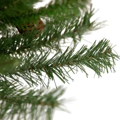 42" Black River Pine Artificial Christmas Teardrop Swag With Pine Cones, Unlit