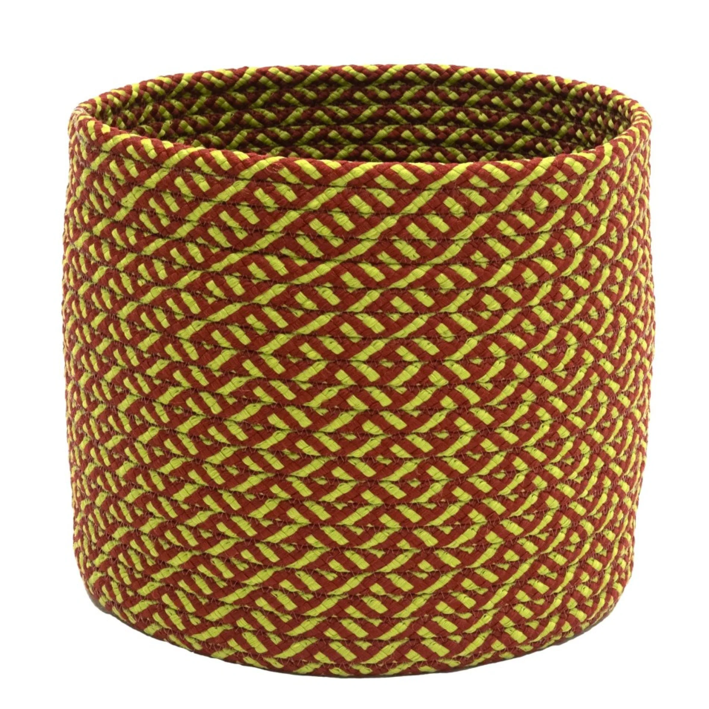 12" Braided Weave Christmas Storage Basket