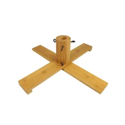 29" Brown Wooden Artificial Christmas Tree Stand