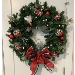 Canadian Pine Artificial Christmas Wreath, 30-Inch, Unlit