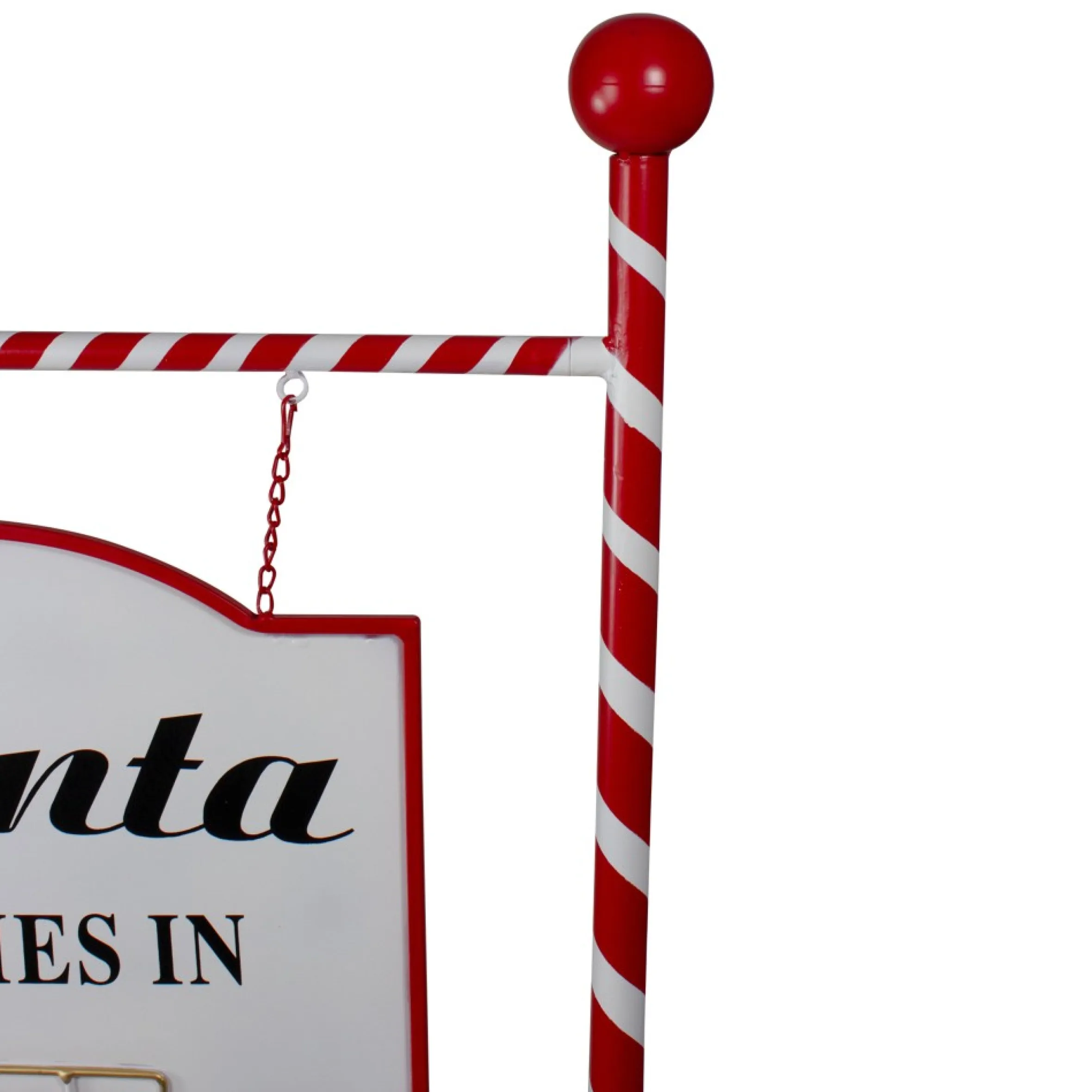 53" Candy Cane Striped Countdown To Christmas Display Sign