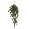 Club Pack Of 12 Green And Brown Pine Cone Artificial Christmas Swags 26"