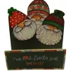 Club Pack Of 72 Green And Red 'We Love Santa Just Be Claus' Christmas Greeting Card Holders 7.5"
