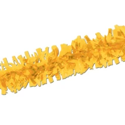Club Pack Of 12 Packaged Bright Yellow Festive Tissue Festooning Decorations 25'