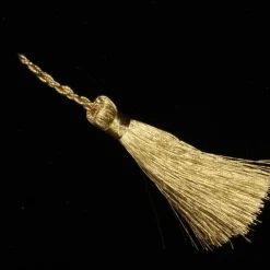 Club Pack Of 40 Shimmering Gold Contemporary Tassels 2.5"