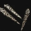 Club Pack Of 48 Silver Contemporary Large Crown Cording Caps 2.75"