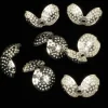 Club Pack Of 200 Silver Large Round Craft Cording Caps 0.5"