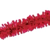 Club Pack Of 24 Vibrant Red Festive Tissue Festooning Decorations 25'