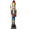 5' Commercial Size Jeweled King With Scepter Christmas Nutcracker