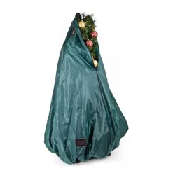 Decorated Christmas Tree Storage Bag With Rolling Stand-Holds 6-9 Ft Trees