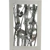 14.25" Decorated Standing Birch Branches In Wood Frame Table Or Wall Decoration