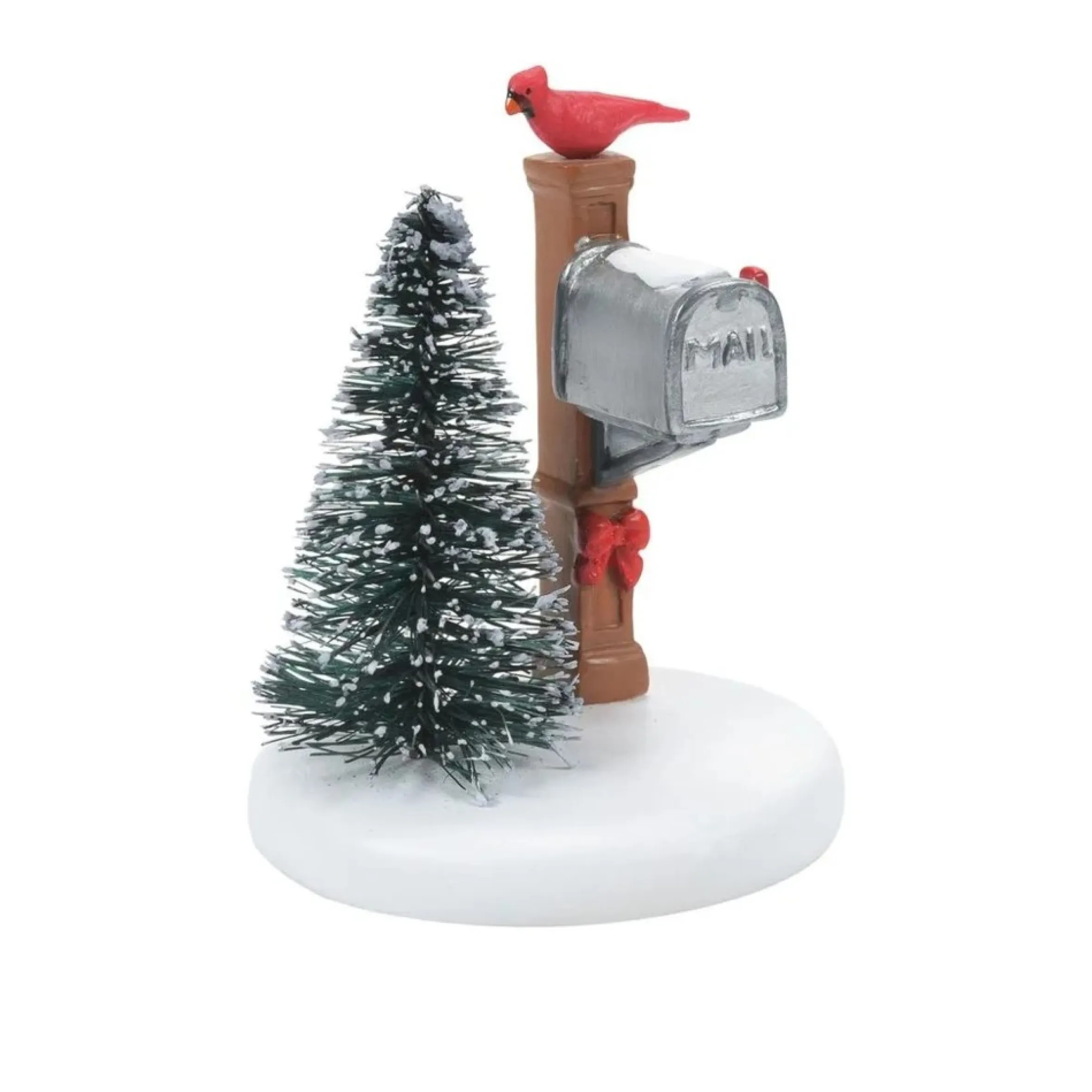 Dept 56 Cardinal Christmas Mailbox