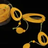 Dijon Yellow Fuzzy Felt Flower Garland 59" X 19.8 Yards