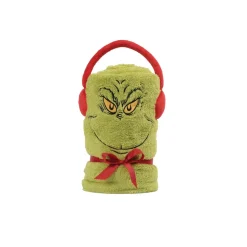 Enesco The Grinch Snowthrow Christmas Throw Blanket