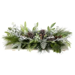 26" Flocked Artificial Christmas Arrangement