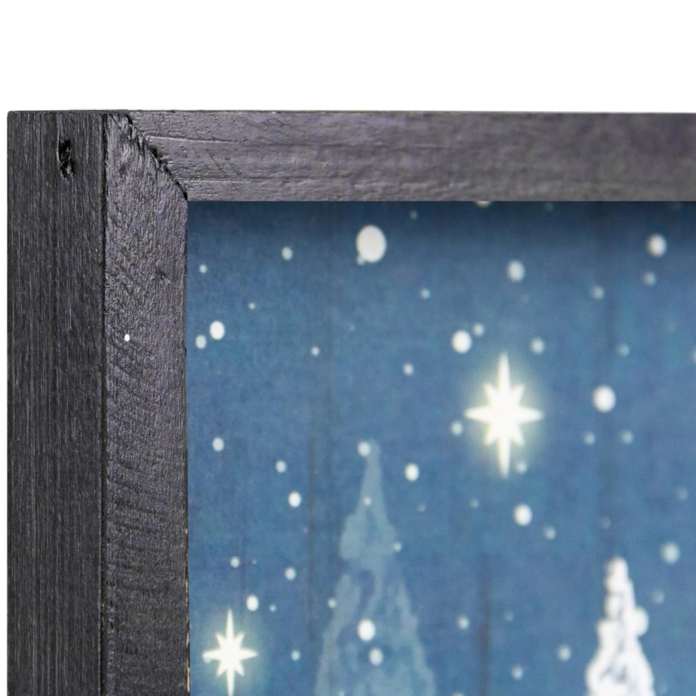 23.5" Framed Silent Night Christmas Wall Sign
