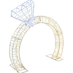 5Ft Lighted Commercial Grade Led Diamond Ring Outdoor Display Decoration