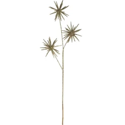 24" Gold Glittered Starburst Artificial Christmas Spray