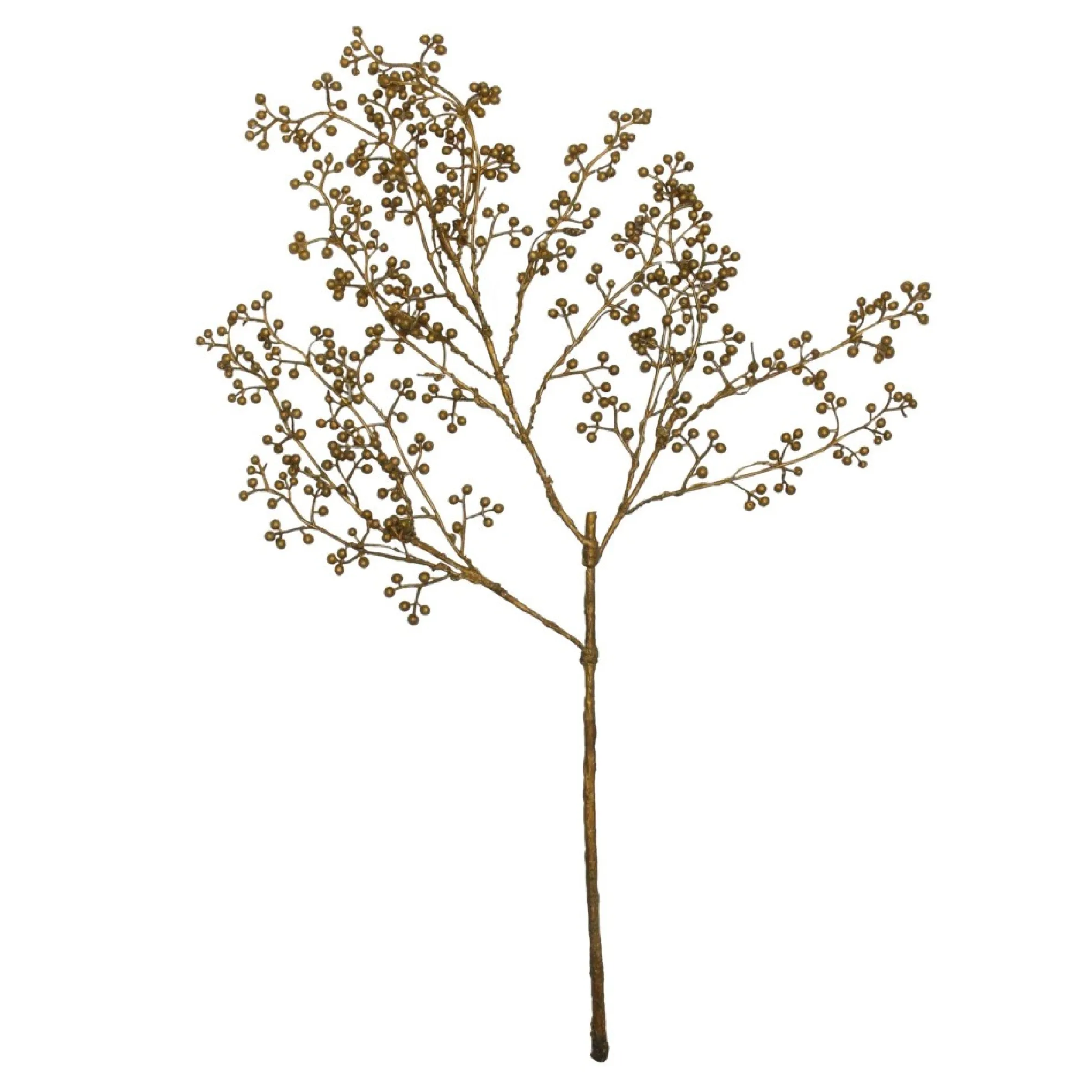 24" Gold Metallic Berry Artificial Christmas Spray
