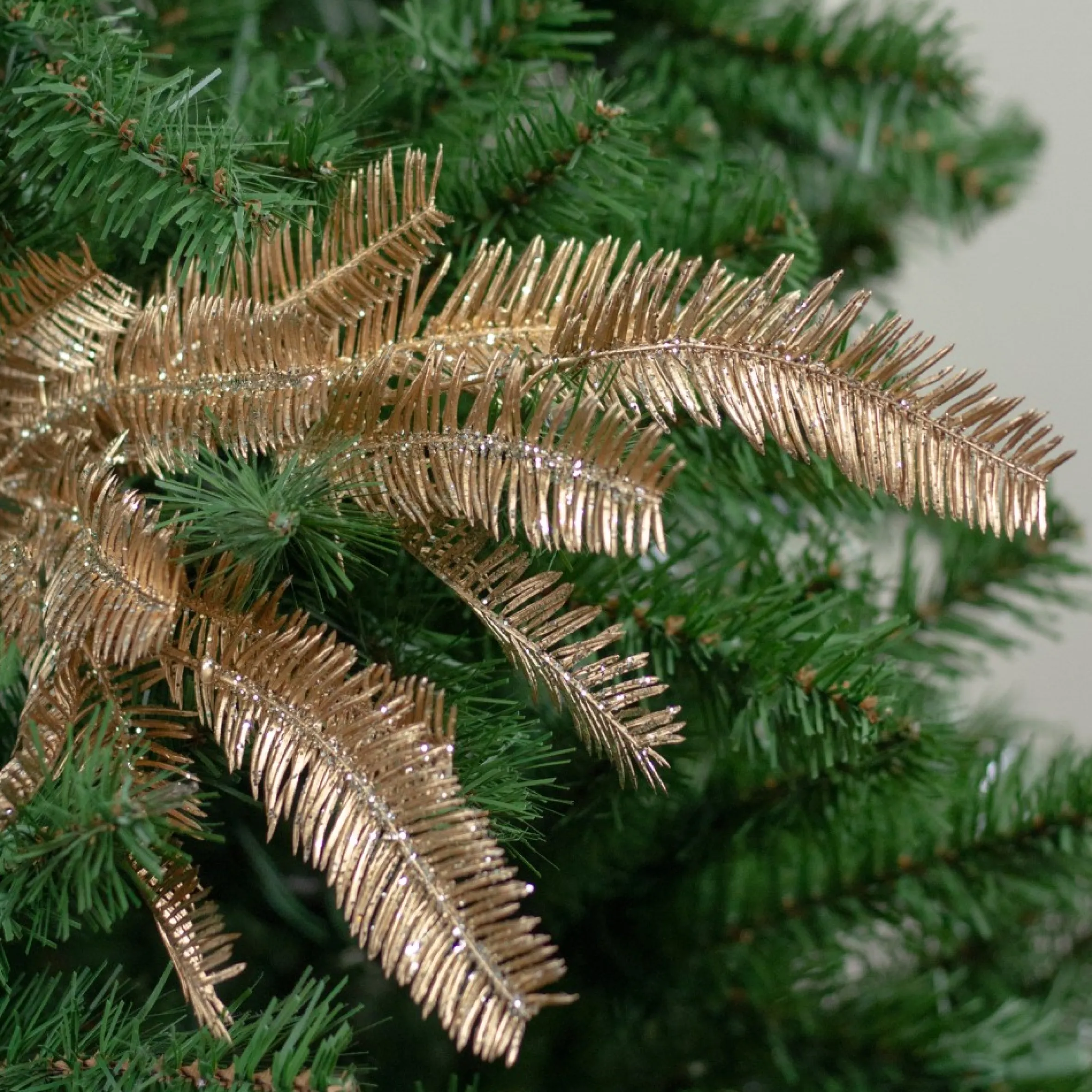 26" Gold Pine Christmas Spray