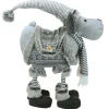 13" Gray Nordic Standing Moose Christmas Tabletop Figurine