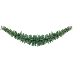7' Green Coniferous Mixed Pine Artificial Christmas Swag - Unlit