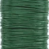 Green Floral Paddle Crafting Wire - 22 Gauge - 114'