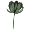 8" Green Glittered Echeveria Artificial Christmas Spray