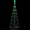 9' Green Led Lighted Christmas Tree Show Cone Outdoor Decor