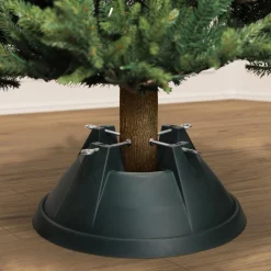 14.75" Green Live Christmas Tree Stand - For Trees Up To 6Ft Tall