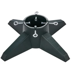 Green Live Christmas Tree Stand - For Trees Up To 9 Foot Tall