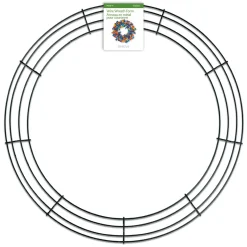 18" Green Wire Christmas Wreath Crafting Form