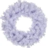 Icy White Iridescent Spruce Artificial Christmas Wreath - 18-Inch, Unlit