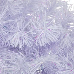 Icy White Iridescent Spruce Artificial Christmas Wreath - 18-Inch, Unlit