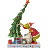 Jim Shore Dr Seuss Grinch Un-Decorating The Christmas Tree Christmas Figure #6008886