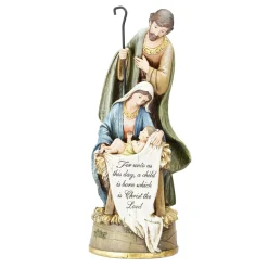 10.25" Joseph's Studio Holy Family "Christ The Lord" Religious Christmas Tabletop Figure