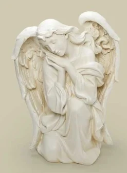 22.5" Joseph's Studio Religious Kneeling Angel Outdoor Christmas Nativity Statue