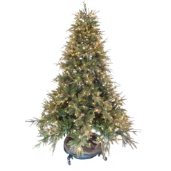 Large Adjustable Upright Christmas Tree Protective Storage Bag W/ 2 Way Rolling - Hold Up To 9' Trees