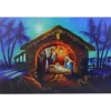 Led Fiber Optic Lighted Nativity Scene Christmas Wall Art 15.75" X 23.5"