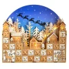 15" Led Lighted Christmas Village Advent Calendar