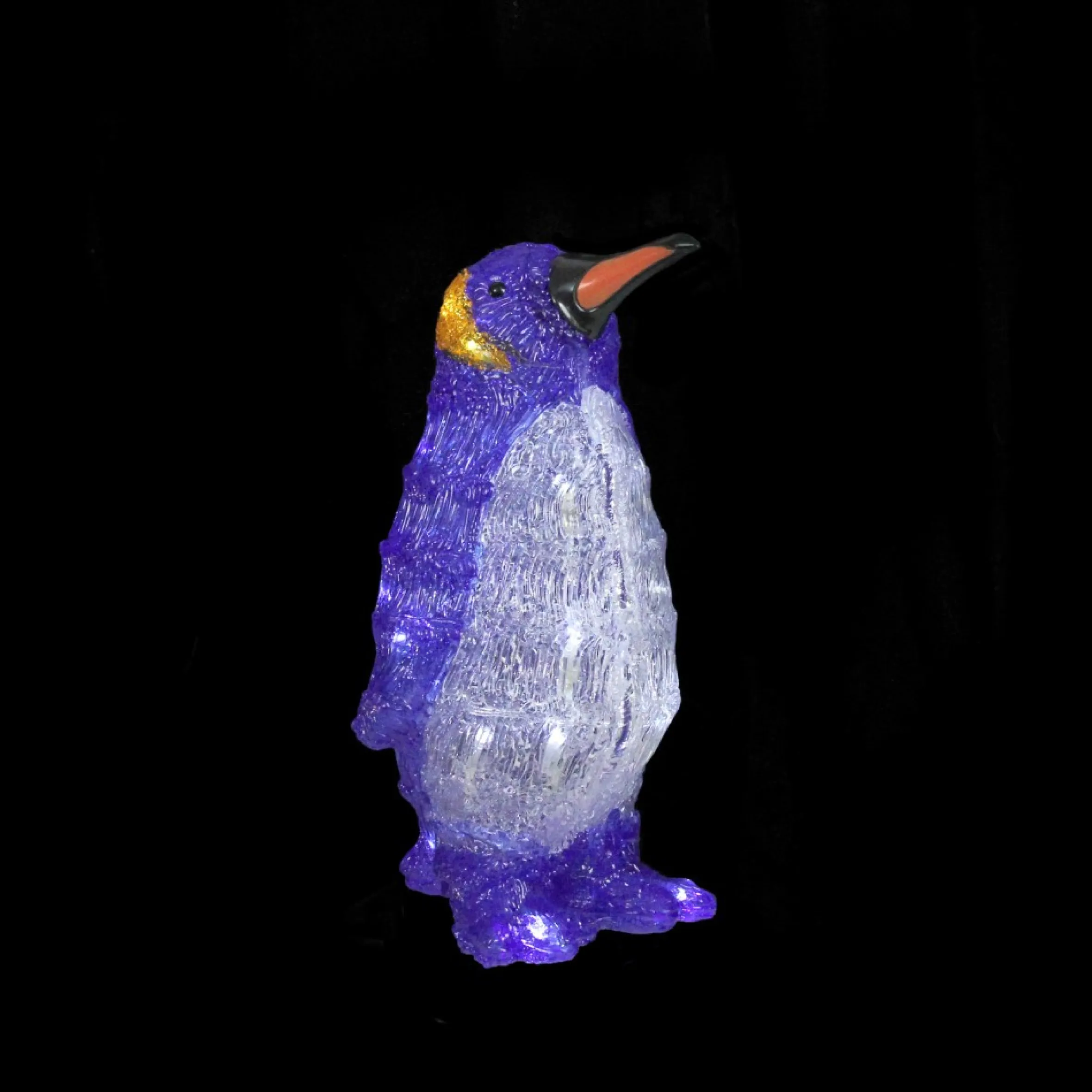 12.5" Led Lighted Commercial Grade Acrylic Penguin Outdoor Christmas Decoration