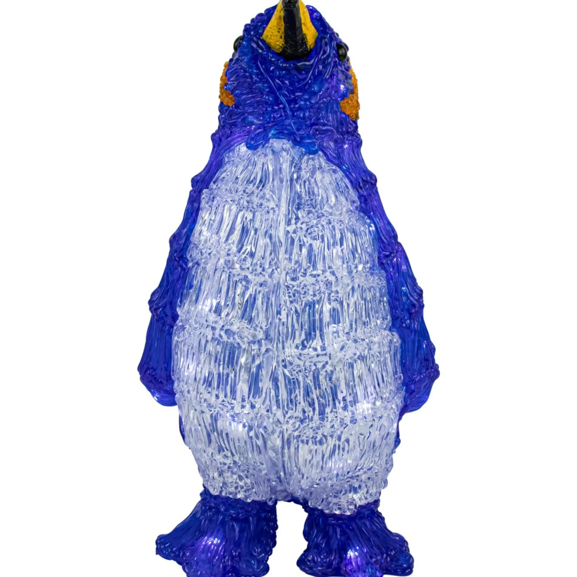 12.5" Led Lighted Commercial Grade Acrylic Penguin Outdoor Christmas Decoration