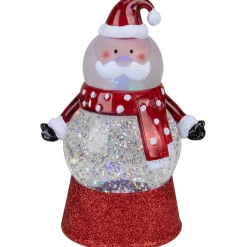 5.75 Led Lighted Santa Claus Christmas Snow Globe