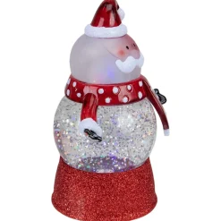 5.75 Led Lighted Santa Claus Christmas Snow Globe