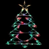 18" Lighted Christmas Tree Window Silhouette