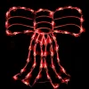 14" Lighted Red Bow Window Silhouette Christmas Decoration